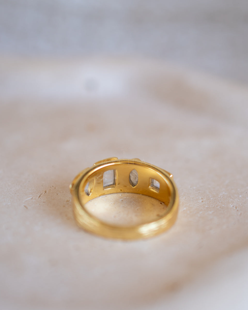 Loli Ring * Moonstone * Gold Plated 18k * BJR357