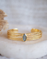 Connie Bracelet * Labradorite * Gold Plated * BJB081