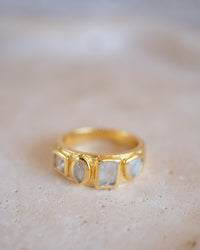 Loli Ring * Moonstone * Gold Plated 18k * BJR357