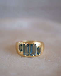 Kate Ring * Iolite hydro * Gold Plated * BJR356
