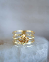 Helena Ring • Yellow Topaz
