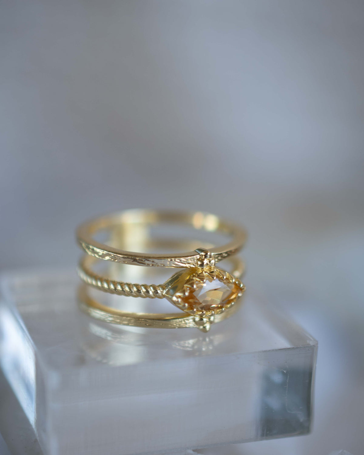 Helena Ring • Yellow Topaz