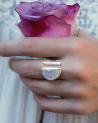Laura Ring * Moonstone * Sterling Silver 925 * BJR114