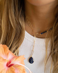 Mikki Lapis Lazuli * Gold Vermeil or Sterling Silver * BJN052