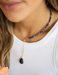 Mikki Lapis Lazuli * Gold Vermeil or Sterling Silver * BJN052