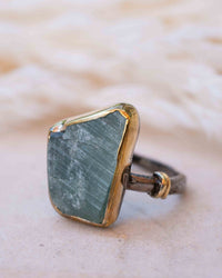 Nermin Ring * Rough Tourmaline * Sterling Silver 925 *SBJR044