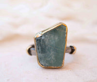 Nermin Ring * Rough Tourmaline * Sterling Silver 925 *SBJR044