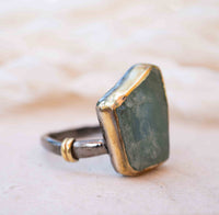 Nermin Ring * Rough Tourmaline * Sterling Silver 925 *SBJR044
