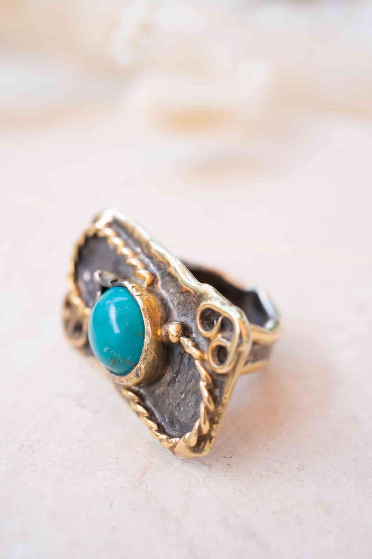 Linie Ring * Turquoise * Sterling Silver 925 *SBJR060