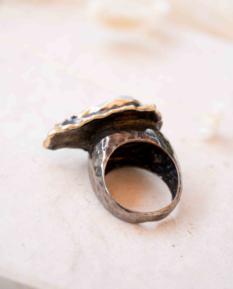 Luluy Ring * Rough Chalcedony * Sterling Silver 925 *SBJR061