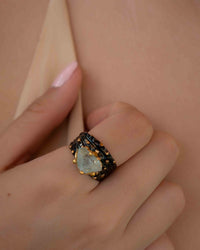 Norna Ring * Rough Aquamarine * Sterling Silver 925 *SBJR066