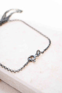 Sode Necklace* Aquamarine hydro, Emerald hydro, Ruby hydro * Sterling Silver 925 *SBJN006