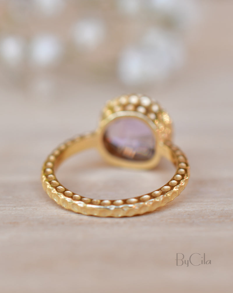 Marcela Ring * Amethyst * Gold Plated 18k * SBJR111