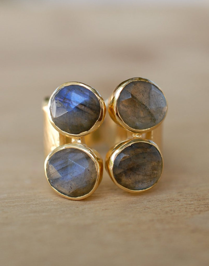 Lassy Ring * Labradorite * Gold Vermeil * BJR233