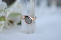 Beatriz Ring * Rainbow Labradorite * Rose Gold * BJR212