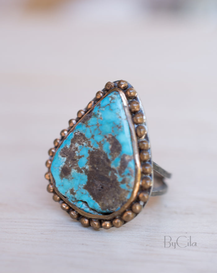 Terissa Ring * Turquoise * Sterling Silver 925 * SBJR002