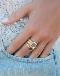 Black Diamond Ring * Gold Ring * Gold Vermeil * Diamond Gold Ring * Sparkle Ring * Engagement Ring * BJR184C