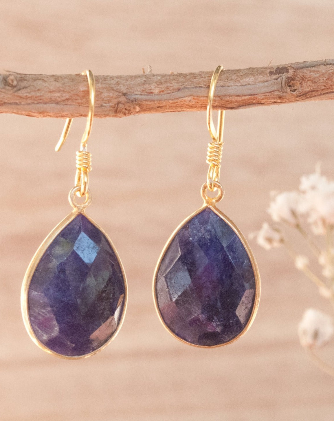 Celina Earrings * Lapis Lazuli * Gold Vermeil * BJE143-11