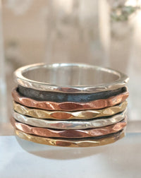 Spinner Ring * Meditation * Spinning * Spin * Anxiety * Anti Stress * Sterling Silver * Copper *Jewelry * Bycila * Gift for Her BJS012