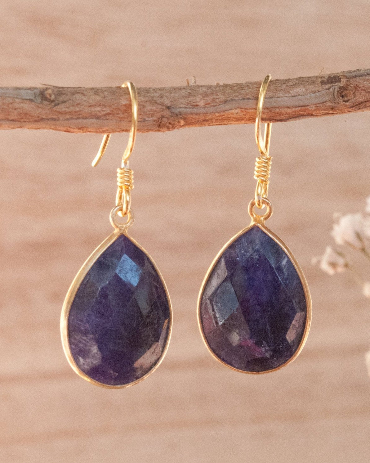 Celina Earrings * Lapis Lazuli * Gold Vermeil * BJE143-11