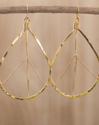 Frida Earrings * Gold Plated 18k or Silver Plated * BJE145