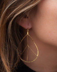 Frida Earrings * Gold Plated 18k or Silver Plated * BJE145