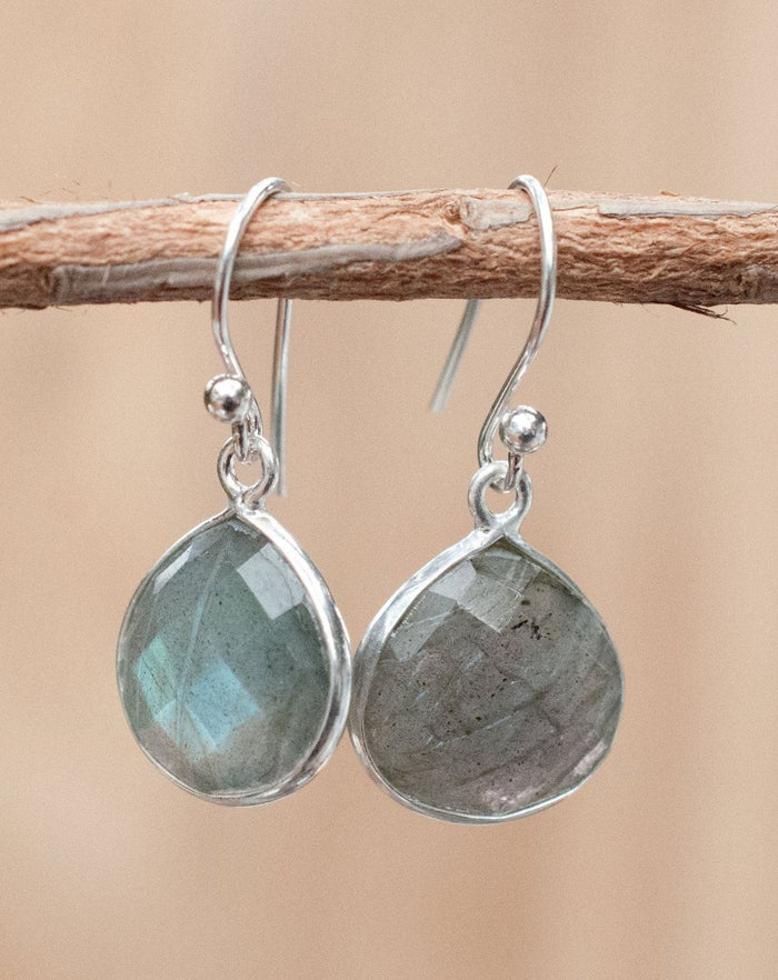 Vera Earrings * Labradorite * Sterling Silver 925 * BJE038
