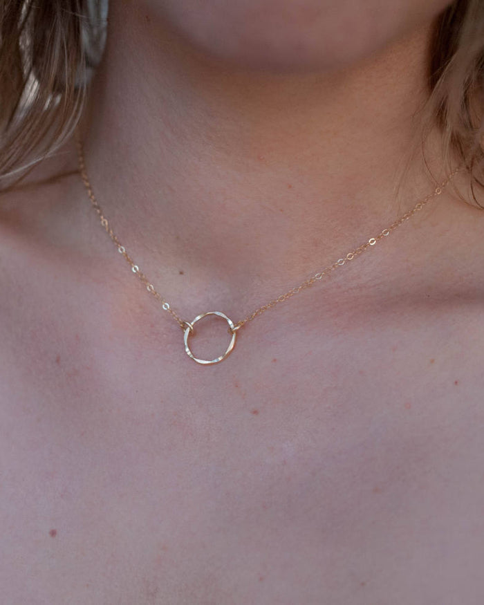 Isis Circle Choker * 18K Gold Plated over Sterling Silver 925 or Sterling Silver 925