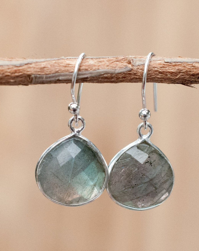 Vera Earrings * Labradorite * Sterling Silver 925 * BJE038
