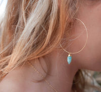 Amelia Earrings * Amazonite * Gold Filled or Sterling Silver 925 * BJE150A