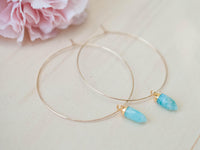 Amelia Earrings * Amazonite * Gold Filled or Sterling Silver 925 * BJE150A