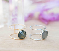 Labradorite Ring * Sterling Silver Ring * Statement Ring * Gemstone Ring * Labradorite * Bridal Ring * Wedding Ring * Organic Ring * BJR005