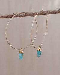 Amelia Earrings * Amazonite * Gold Filled or Sterling Silver 925 * BJE150A