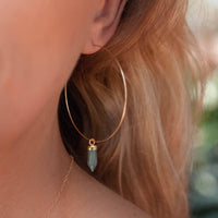 Amelia Earrings * Labradorite * Gold Filled or Sterling Silver * BJE102A