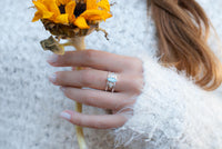 Labradorite & White Topaz Ring * Sterling Silver Ring * Statement Ring *Gemstone Ring * Labradorite * Bridal Ring *Wedding Ring  * BJR147