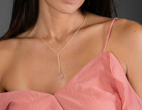 Sandy Necklace * Labradorite * Rose Quartz * Moonstone * Aqua Chalcedony * Gold Vermeil * Handmade * Layered * Gemstone * BJN016