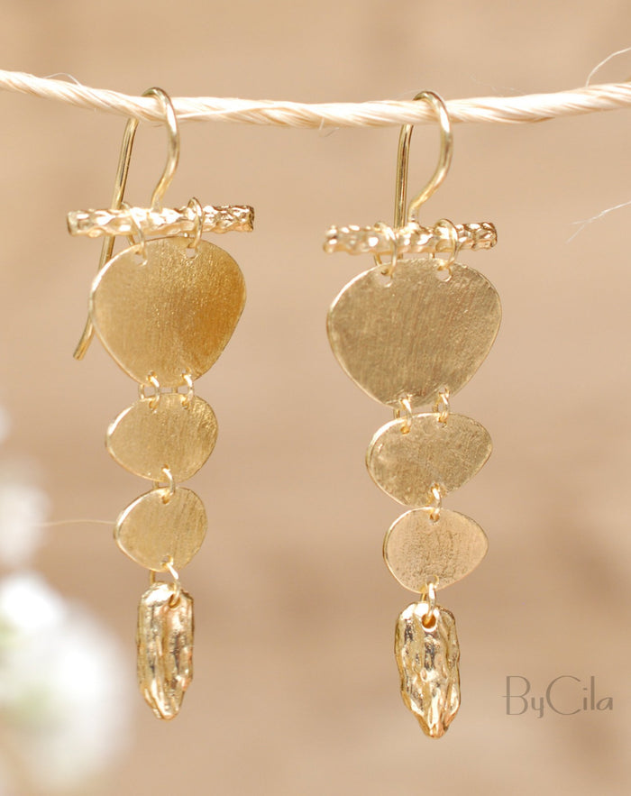 Nicole Earrings * Gold Plated 18k * BJE148
