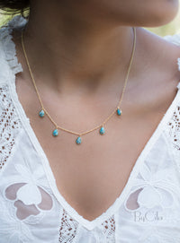 Ava Necklace * Moonstone * Gold Plated 18k * BJN038