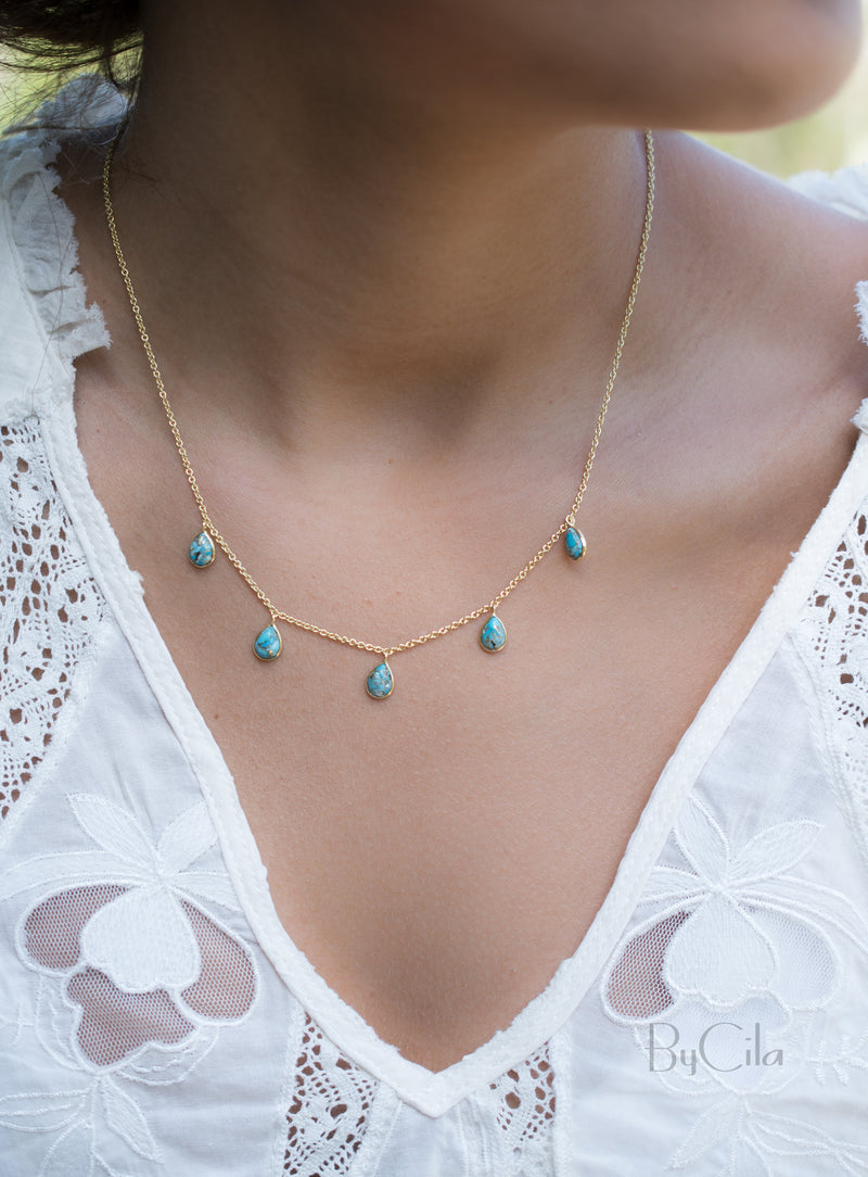 Ava Necklace * Moonstone * Gold Plated 18k * BJN038