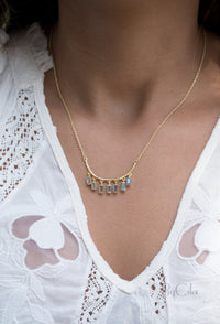 Emilly Necklace * Moonstone or Labradorite Necklace * Gold Vermeil * BJN033
