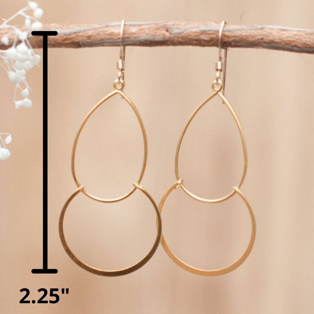 Kiara Earrings * Gold Plated 18k * BJE040