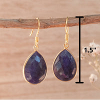 Celina Earrings * Lapis Lazuli * Gold Vermeil * BJE143-11