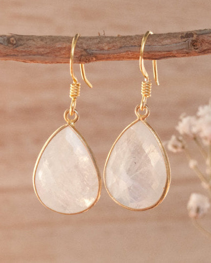 Celina  Earrings * Smoky Quartz * Gold vermeil * BJE143-17