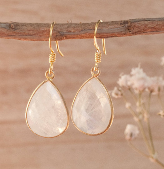 Celina  Earrings * Smoky Quartz * Gold vermeil * BJE143-17