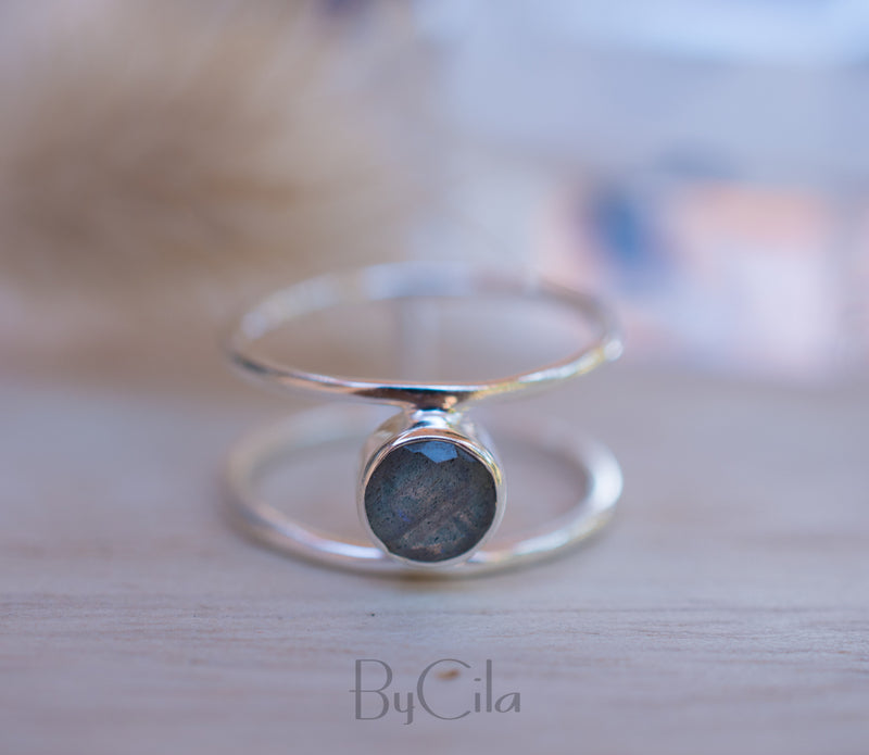 Labradorite Ring * Sterling Silver Ring * Statement Ring * Gemstone Ring * Labradorite * Bridal Ring * Wedding Ring * Organic Ring * BJR032