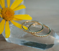 Labradorite, Black Diamond and Plain Band Rings * Gold Ring * Gold Labradorite Ring * Gold Vermeil * Gemstones Ring * BJR184A