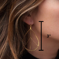 Frida Earrings * Gold Plated 18k or Silver Plated * BJE145