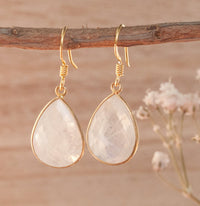 Celina Earrings * Labradorite * Gold Vermeil * BJE143