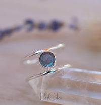 Labradorite Ring * Sterling Silver Ring * Statement Ring * Gemstone Ring * Labradorite * Bridal Ring * Wedding Ring * Organic Ring * BJR032