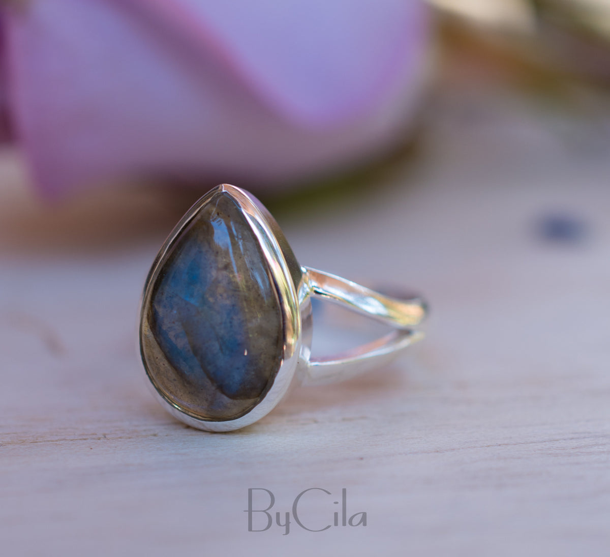 Tear Drop Labradorite Ring * Sterling Silver 925 * Handmade * Gemstone * Jewelry *Boho *Bohemian *Statement *Hippie * Gift for her BJR190